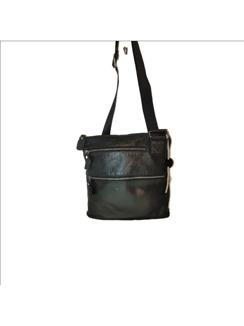 Margot New York Allie Genuine Leather Crossbody 12x13"